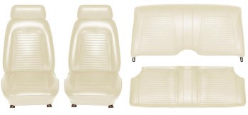 1969 Camaro Coupe Standard Interior Seat Cover Kit  OE Quality!  White