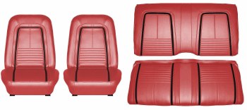 1967 Camaro Deluxe Interior Seat Cover Kit  OE Quality!  Red