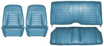 1968 Camaro Deluxe Interior Seat Cover Kit  OE Quality!  Medium Blue