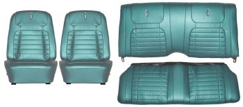 1968 Camaro Deluxe Interior Seat Cover Kit  OE Quality!  Aqua