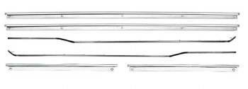 1967 Camaro &amp; Firebird Coupe Deluxe Door Panel Molding Kit