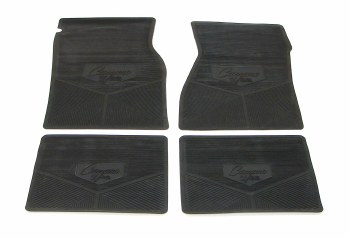 1967 1968 1969  Camaro Rubber Floor Mats &quot;Camaro Z/28&quot; Logo  Black