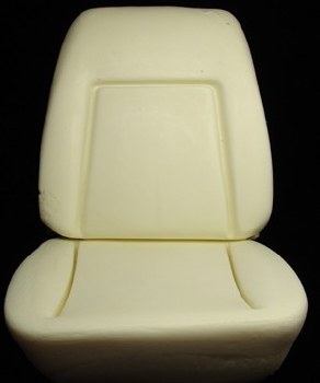 Molded Bucket Seat Foam, Deluxe Interior, professional quality reproduction