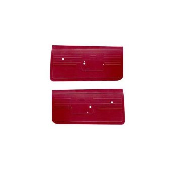 1968 Camaro Standard Interior Door Panels  Unassembled  Red