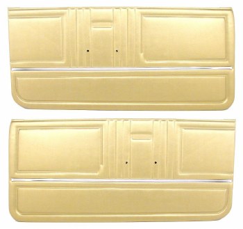 1967 Camaro  Standard Interior Pre-Assembled OE Style Door Panels  Gold
