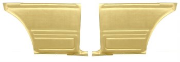 1967 Camaro  Coupe Standard Interior Rear Side Panels  Gold