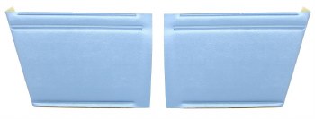 1967 Camaro Convertible Standard Interior  OE Style Rear Side Panels  Light Blue