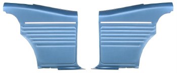 1968 Camaro Coupe Standard Interior  OE Style Rear Side Panels Medium Blue