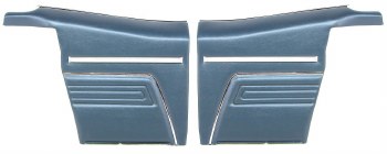 1969 Camaro Convertible Standard Interior  OE Style Rear Side Panels  Dark Blue