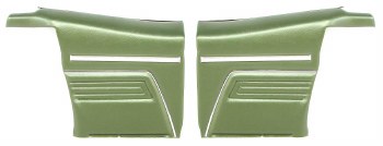 1969 Camaro Convertible Standard Interior  OE Style Rear Side Panels  Dark Green