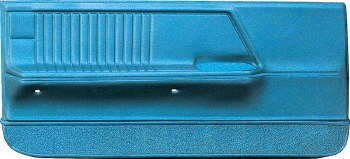 1967 Camaro &amp; Firebird Deluxe Interior Door Panels OE Quality Pair Bright Blue