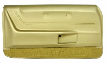 1968 Camaro &amp; Firebird Deluxe Interior Door Panels OE Quality Pair Ivy Gold