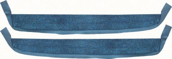 1968 Camaro &amp; Firebird Deluxe Door Panel Carpet OE Quality!  Medium Blue