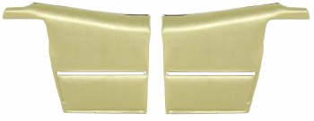1968 Camaro Convertible Deluxe Interior Pre-Assembled Rear Side Panels  Ivy Gold