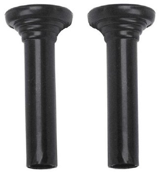 1967 Camaro Firebird Chevelle Nova Door Lock Knobs Black OE Style Pair