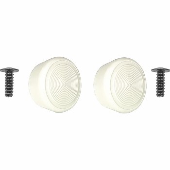 1968-1981 Camaro Firebird Chevelle Nova Window Crank Knobs White Pair