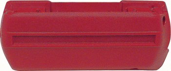 1968-1972 Camaro &amp; Firebird Armrest Base Red Plastic LH  GM# 8769934