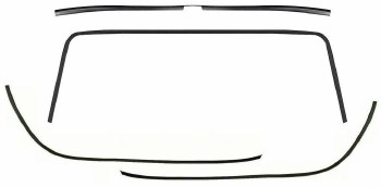 1969 Camaro &amp; Firebird Headliner Molding Kit  4 Pieces Black