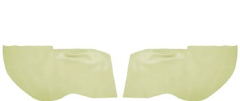 1968 Camaro &amp; Firebird Coupe Rear Armrest Cover Upholstery  Ivy Gold
