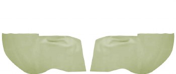 1969 Camaro &amp; Firebird Coupe Rear Armrest Cover Upholstery  Dark Green