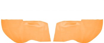 1969 Camaro &amp; Firebird Coupe Rear Armrest Cover Upholstery  Orange