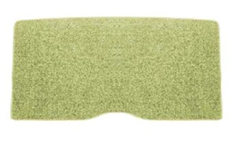 1969 Camaro &amp; Firebird Fold Down Rear Seat Carpet  Moss Green