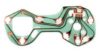 1968 Camaro Printed Instrument Housing Circuit Board With Tachometer