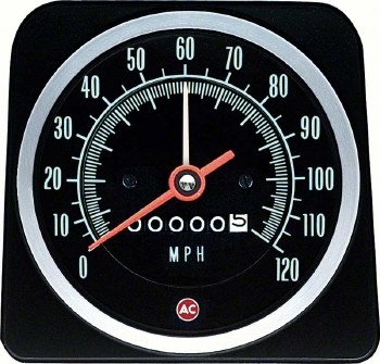 1969 Camaro 120 MPH Speedometer Speed Warning OE Quality! GM# 6482888