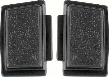 1969 Camaro Standard Steering Wheel Horn Shroud Buttons  Dark Green Pair