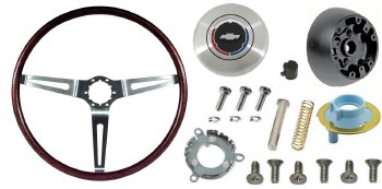 1969 Camaro Rosewood Steering Wheel Kit  With Tilt Steering