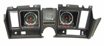 1969 Camaro Dash Carrier Assembled 5/7K Tach Dash Clock &amp; 120 MPH Black