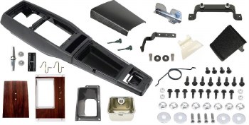 1969 Camaro Console Kit Unassembled For 3 Speed Manual Transmission