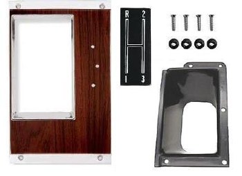 1969 Camaro Console Shift Plate Kit With 3 Speed Manual Trans