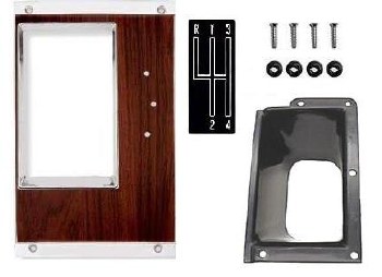 1969 Camaro Console Shift Plate Kit With 4 Speed Manual Trans