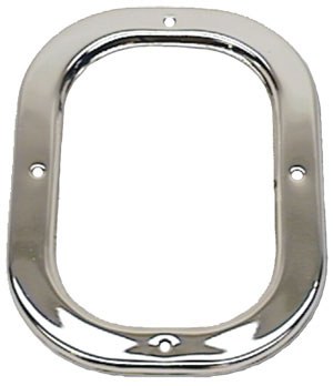 1969 Camaro &amp; Firebird Shifter Boot Retainer Chrome For Models Without Console