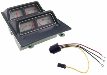 1968 1969 Camaro Console Gauge Kit w/Low Fuel Warning Module Pre Assembled