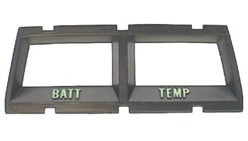 1968 1969 Camaro Console Gauge Cluster Battery &amp; Temperature Bezel  GM# 6478881