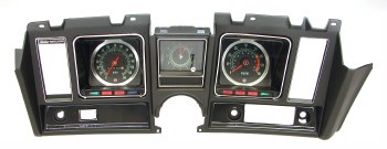 1969 Camaro Dash Cluster Assembled 6/8K Tach Center Dash Clock &amp; 140 MPH Black