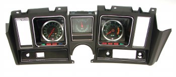 1969 Camaro Dash Cluster Assembled 5.5/7K Tach Center Fuel Gauge &amp; 140 MPH Black