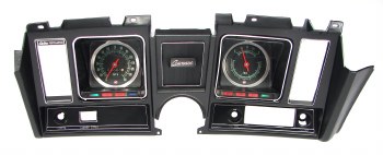 1969 Camaro Dash Cluster Assembled 140 MPH &amp; Dash Clock &amp; Fuel Gauge  Black