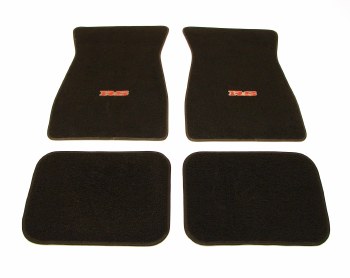 1967 1968 1969  Camaro Carpeted Floor Mats With RS Logo Back