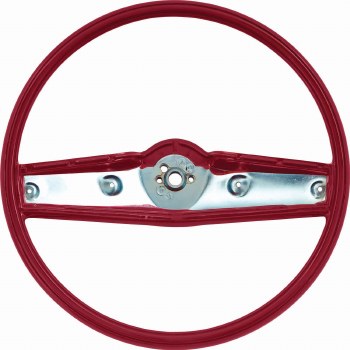 1969 Camaro Standard Steering Wheel Assembly  Red  GM# 3939733