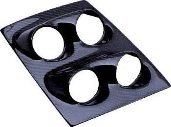 1968 1969 Camaro Console Gauge Housing Carbon Fiber