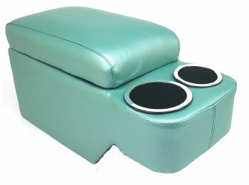 1967 1968 Camaro &amp; Firebird Console Saddle Style Turquoise &amp; Aqua