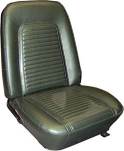 1969 Camaro Standard Interior Bucket Seats Assembled  Dark Green