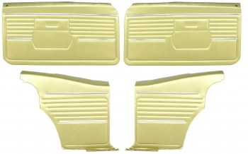 1968 Camaro Coupe Standard Door Panel Kit Pre-Assembled OE Style Ivy Gold