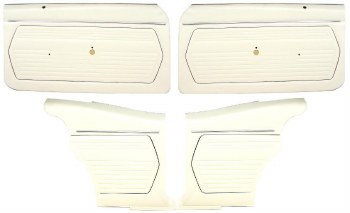 1969 Camaro Coupe Standard Door Panel Kit Pre-Assembled OE Style White