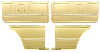 1967 Camaro Coupe Standard Door Panel Kit Pre-Assembled OE Style Gold