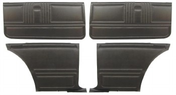 1967 Camaro Coupe Standard Interior Unassembled Door Panel Kit  Black