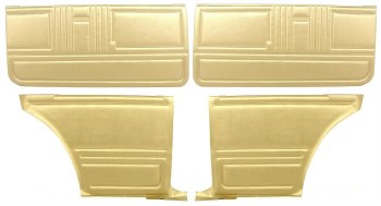 1967 Camaro Coupe Standard Interior Unassembled Door Panel Kit  Gold